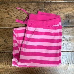 Hanna Andersson Women's Long John Pajama Pants - Striped Pink